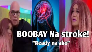 BOOBAY NASTROKE habang kausap ni BOY ABUNDA nagpahiwatig nang pamamaalam [upl. by Kilah]