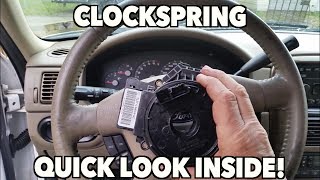 ClockSpringQUICK LOOKwhats really inside [upl. by Adidnac65]