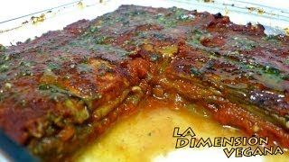 Musaka o lasagna de berenjenas sin gluten [upl. by Nnaul]