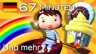 Ruder Ruder Ruder dein Boot  Und noch viele weitere Kinderlieder  von LittleBabyBum [upl. by Nele]