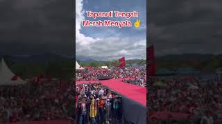 Tapanuli Tengah Merah Menyala Masinton Pasaribu  Mahmud E amp Edy Rahmayadi  Hasan Basri Sagala [upl. by Onairotciv]