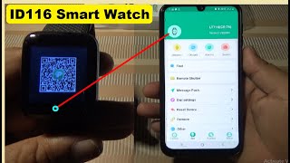 ID 116 Plus Smart Watch  ID 116 Plus Smart Watch Time Setting  Smart Watch Connect to Mobile  Fix [upl. by Yeltnerb]