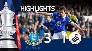 Everton vs Swansea City 31 FA Cup 5th Round goals amp highlights [upl. by Mussman]