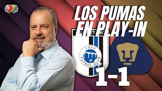 LOS PUMAS EN PLAYIN  Querétaro vs Pumas UNAM  Torneo Clausura 2024 Liga MX [upl. by Esinned]