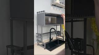 Kitchen rack dustproof sink dish rack gadgets homeautomation youtubeshorts [upl. by Dunn]