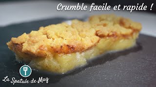 Recette dun CRUMBLE AUX POMMES parfait  rapide et facile à faire [upl. by Yelram602]