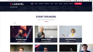 Laravel DemoProject Conference Event Management [upl. by Beck]