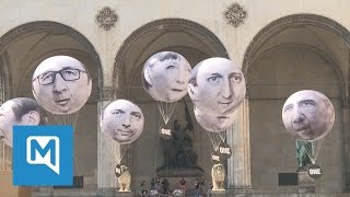 G7Gipfel Demo auf dem Odeonsplatz  quotMehr als heiße Luftquot [upl. by Nitnilc]