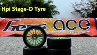 Hpi DriftTyre Comparison  powered by Gens Ace [upl. by Aliek]