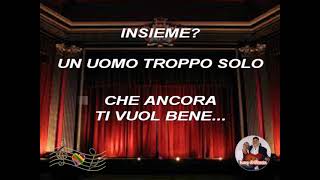 Karaoke PERDERE LAMORE [upl. by Aicilaana]