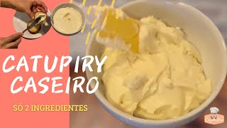 CATUPIRY CASEIRO COM MUSSARELA  FÁCIL E RÁPIDO SÓ 2 INGREDIENTES  SEM AMIDO [upl. by Sirahs715]