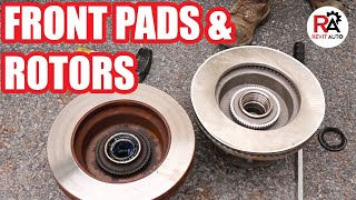 Complete Guide Front Brake Pads amp Rotor Replacement Ford E350 [upl. by Thetes]