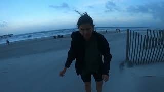 Beach metal detecting tropical storm Debbie Wilmington NC minelab stormchasing [upl. by Mikey965]