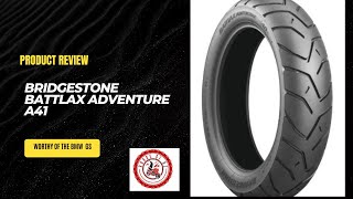 Bridgestone Battlax Adventure A41 Review [upl. by Katti710]