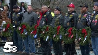 Wreath Across America honors fallen veterans in Fayetteville [upl. by Libre]