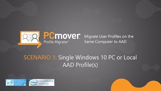 PCmover Profile Migrator Domain Joined To Azure AD On The Same PC [upl. by Onra]