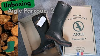 Unboxing Aigle Parcours 2 Welly Boots [upl. by Urdna]