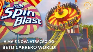 Spin Blast  Beto Carrero World 2024 [upl. by Morrie]