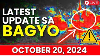 Latest Update Sa Bagyo October 20 2024  Low Pressure Area in the Philippines Today Update [upl. by Drofdarb]