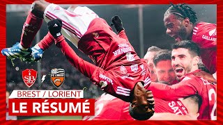 Brest 40 Lorient  Le résumé et les buts 🔴⚪ [upl. by Jaddan287]