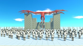 NEW UNIT WYVERN DEFEND THE CASTLE VS ALL UNITS  ANIMAL REVOLT BATTLE SIMULATOR  ARBS [upl. by Schwing151]