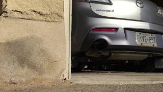 Mazdaspeed 3 Resonator Delete vs Stock Exhaust [upl. by Grati]