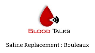 Saline Replacement  Rouleaux  rouleaux vs true agglutination [upl. by Uok]