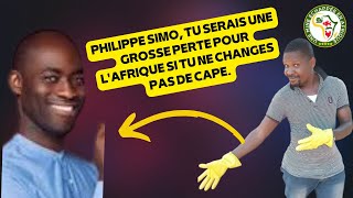 Philippe SIMO tu serais une grosse perte pour lAfrique si tu ne changes pas de CAPE [upl. by Naek]