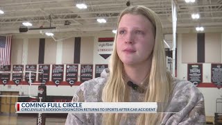 Circleville athlete comes full circle after crash [upl. by Dorry488]