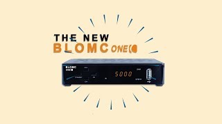 THE NEW BLOMC ONE C  IPTV  COMBO SET TOP BOX [upl. by Ocsecnarf]