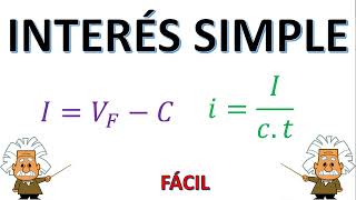 INTERÉS SIMPLE Y TASA DE INTERÉS interessimple porcentaje matematicafinanciera [upl. by Ernestus]