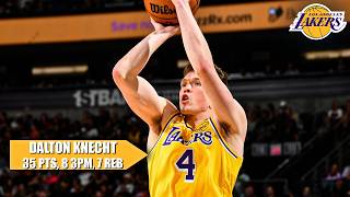 Dalton Knecht GOES OFF 🔥 35 PTS in Lakers’ OT win vs Suns  NBA on ESPN [upl. by Krishnah]