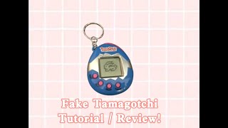 Fake tamagotchi 👽 How to use it  tutorial [upl. by Earaj]