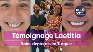 DENTISTERIE EN TURQUIE  🦷 Témoignage Laetitia  gummy smile  Implant  22 couronnes  BODYEXPERT [upl. by Einnep]