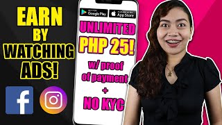 EARN UNLIMITED 25 PESOS AND BY WATCHING ADS  Jag Philippines Honest Review [upl. by Alrrats]