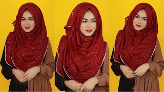 Hijab Tutorial with Dupatta Orna  MUNA [upl. by Antsirhc195]