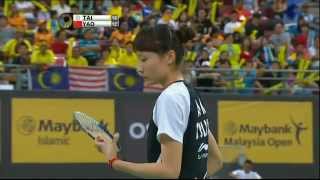 F  WS  Tai Tzu Ying vs Yao Xue  2013 Maybank Malaysia Open [upl. by Nobell]