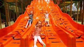 Fun for Kids at Brand New Leos Lekland Indoor Playground 1 [upl. by Blain]