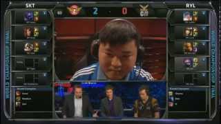 Final do Campeonato Mundial League of Legends 2013  Ultima partida SKT x RC [upl. by Milo]