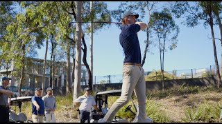 The Brisbane Lions visit Brookwater Golf and Country Club [upl. by Koorb]