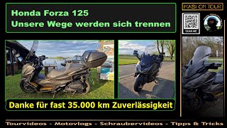 Honda Forza 125  meine letzte Tour nach 34500 km😔 [upl. by Yednil]