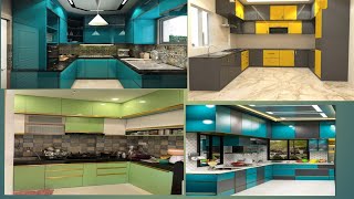 Modular Kitchen Finish in PVC Laminate And Normal Laminate  Modular Kitchen🔥🔥🔥Latest Design [upl. by Vittoria]