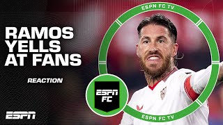 Sergio Ramos YELLS at fans during interview 👀 You CANNOT have a problem with fans  Steve Nicol [upl. by Tivad455]