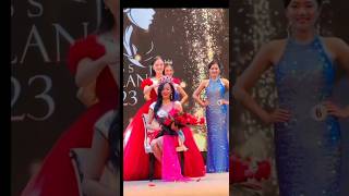 Miss Nagaland 2023 Winner 👑  Crowning Moment quotHikali Achumiquot shorts tutorial missnagaland [upl. by Abbott72]