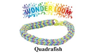 The Beadery WonderLoom Quadrafish Bracelet [upl. by Claretta451]