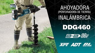 Ahoyadora inalámbrica  perforadora de tierra Makita DDG460 [upl. by Submuloc]