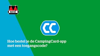 Hoe bestel je de CampingCardapp met een toegangscode [upl. by Angid319]