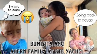 BUMISITA ANG AHERN FAMILY NALUNGKOT SI WILLIAM UMUWI NA SILA 😭 Life in Pinas [upl. by Bevus]