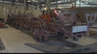 BehindtheScenes Roundhouse Tours at Railroaders Memorial Museum [upl. by Tnahs]