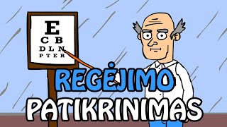 Regėjimo Patikrinimas  Animacinis Anekdotas [upl. by Durand]